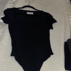 Olive & Oak Black Bodysuit